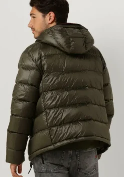 donkergroene peuterey gewatteerde jas honova nr 02