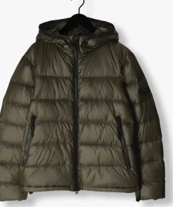 donkergroene peuterey gewatteerde jas honova nr 02