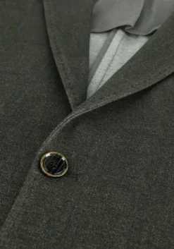 donkergroene profuomo colberts jacket knitted ho