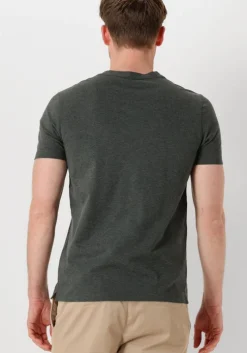 donkergroene profuomo t-shirt t-shirt crew neck ss