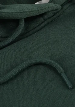 donkergroene pure path sweater regular fit hoodie ls sweaters