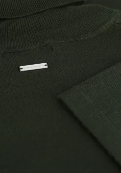 donkergroene purewhite coltrui essential knit turtleneck