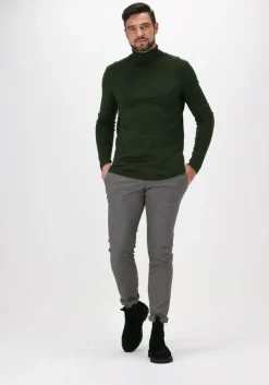 donkergroene purewhite coltrui essential knit turtleneck