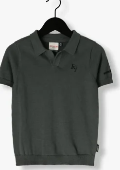 donkergroene retour polo camiel