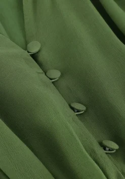 donkergroene rough studios mini jurk lilly dress