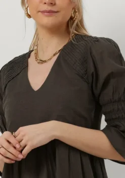 donkergroene ruby tuesday midi jurk imala dress