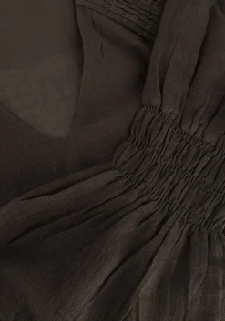 donkergroene ruby tuesday midi jurk imala dress