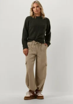 donkergroene second female trui brookline knit new o-neck