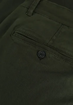 donkergroene selected homme chino slhstraight-newparis flex pant