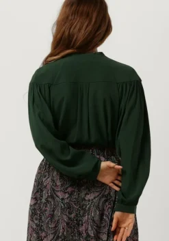 donkergroene semicouture blouses s2wu01