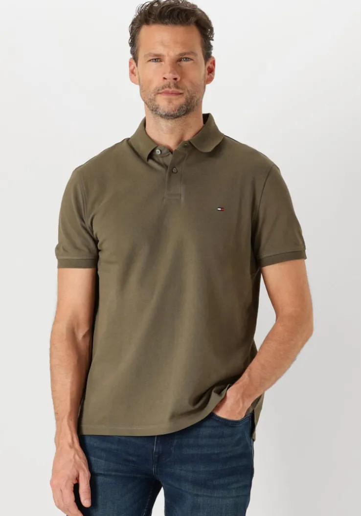 donkergroene tommy hilfiger polo 1985 regular polo