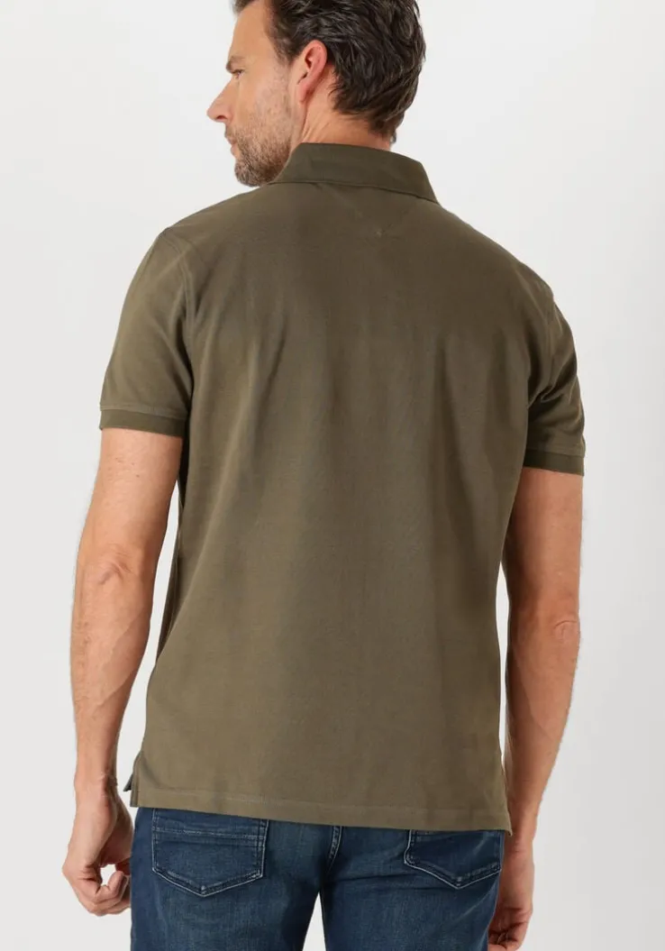 donkergroene tommy hilfiger polo 1985 regular polo