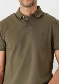 donkergroene tommy hilfiger polo 1985 regular polo