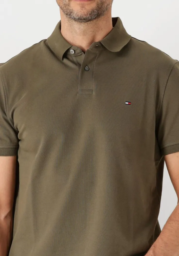 donkergroene tommy hilfiger polo 1985 regular polo