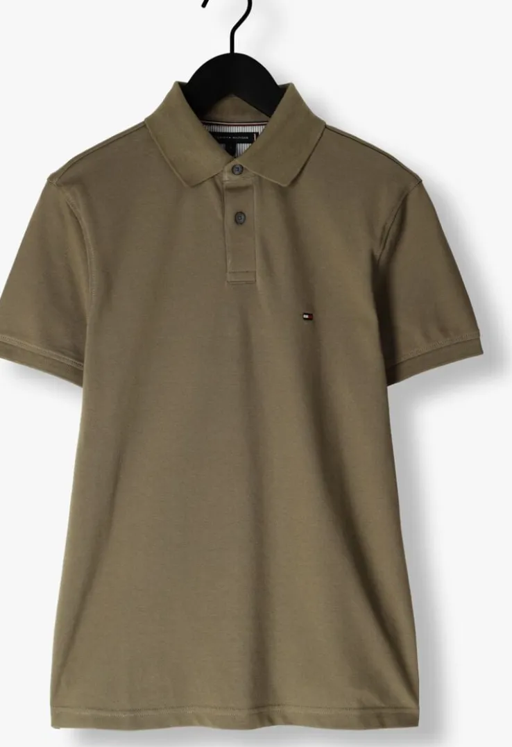 donkergroene tommy hilfiger polo 1985 regular polo