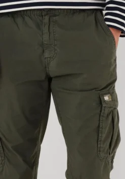 donkergroene tommy jeans chino tjm scanton cargo jogger