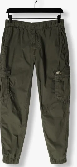 donkergroene tommy jeans chino tjm scanton cargo jogger