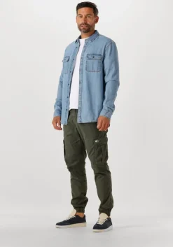 donkergroene tommy jeans chino tjm scanton cargo jogger