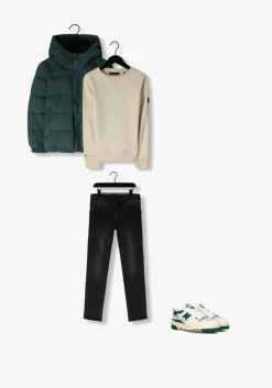 donkergroene vingino gewatteerde jas tesfa