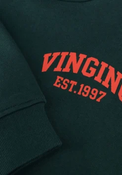 donkergroene vingino sweater icon-hoody