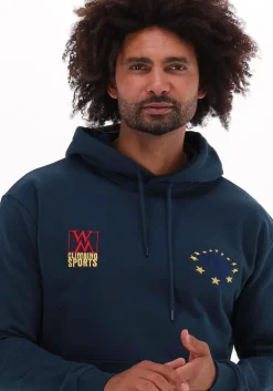 donkergroene woodbird sweater pope double hoodie