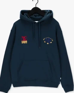 donkergroene woodbird sweater pope double hoodie