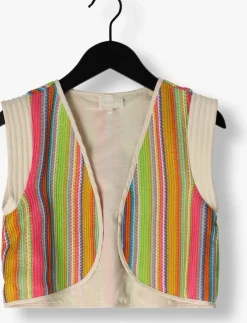 ecru ai&ko gilet lidy stripe pes 516 g