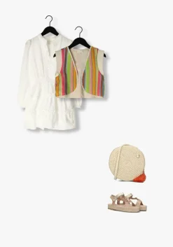 ecru ai&ko gilet lidy stripe pes 516 g