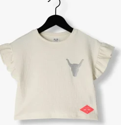 ecru alix mini top ruffle t-shirt