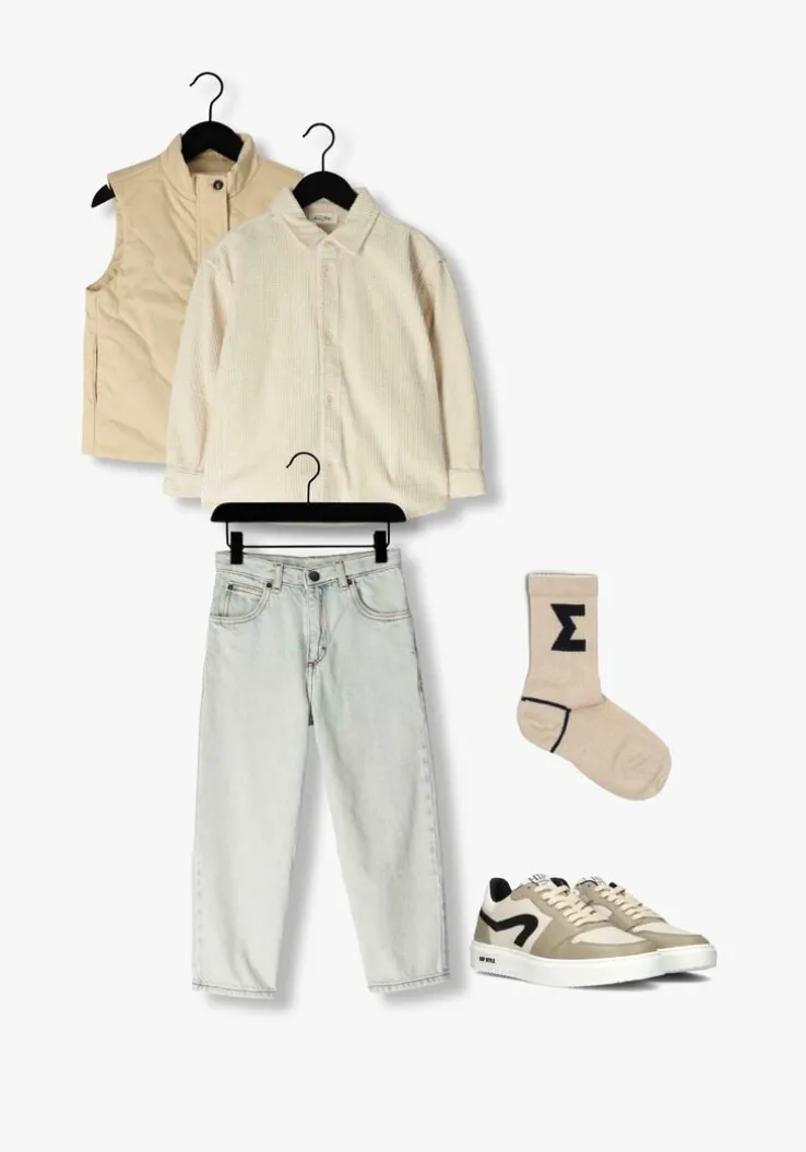 ecru american vintage casual overhemd padow kid