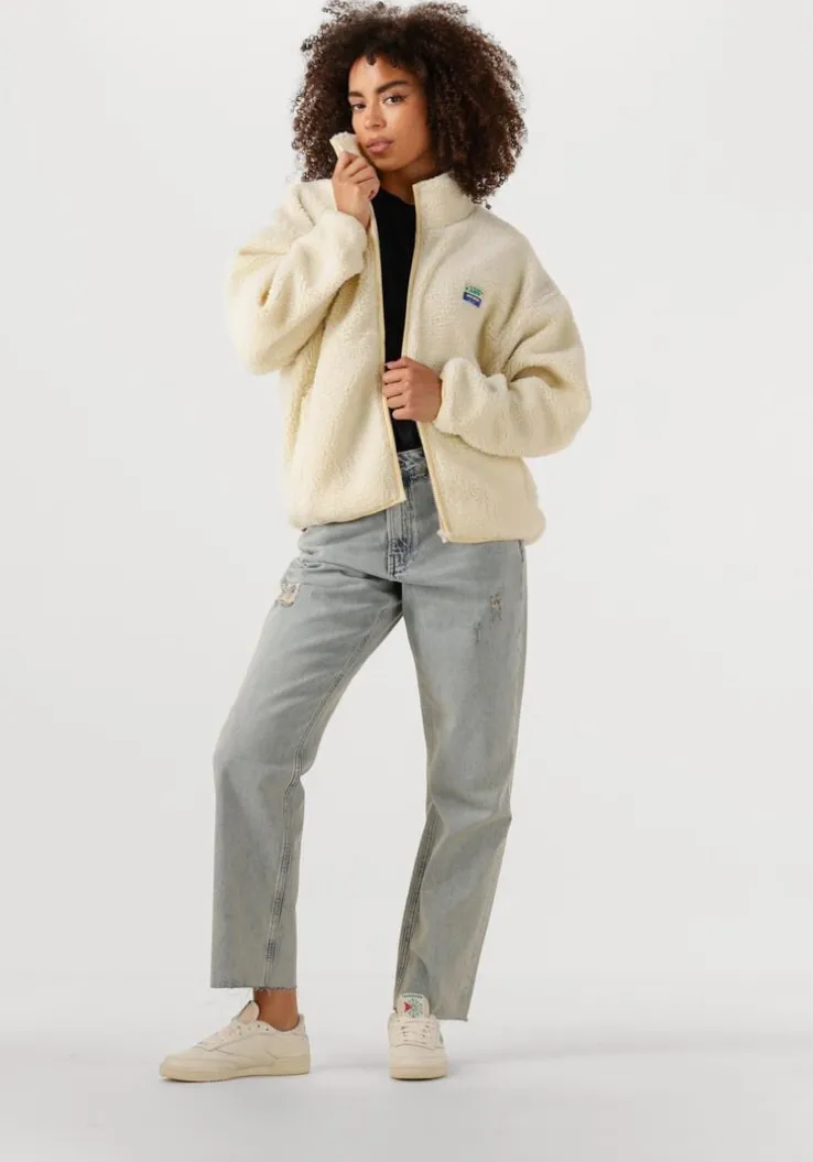 ecru american vintage faux fur jas hoktown woman