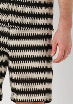 ecru anerkjendt korte broek akjan struc stripe shorts