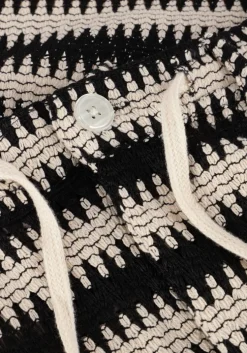 ecru anerkjendt korte broek akjan struc stripe shorts