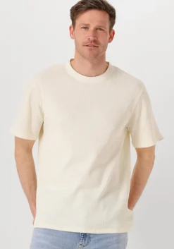 ecru anerkjendt t-shirt akkiki s/s waffle tee