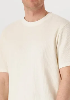 ecru anerkjendt t-shirt akkiki s/s waffle tee