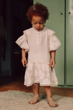 ecru baje studio mini jurk nova