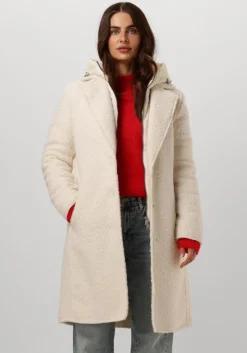 ecru beaumont gewatteerde jas tara