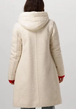 ecru beaumont gewatteerde jas tara