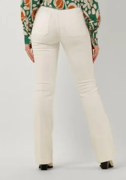 ecru by-bar flared jeans leila pant twill