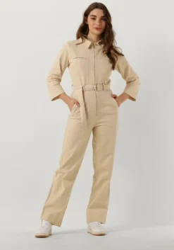 ecru by-bar jumpsuit louise twill suit