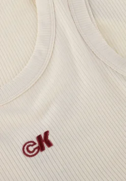 ecru calvin klein top a-modal rib tank