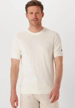 ecru cast iron t-shirt cotton blend slub