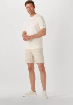 ecru cast iron t-shirt cotton blend slub