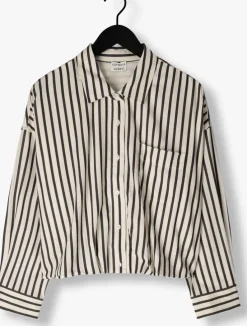 ecru catwalk junkie blouses cropped button up blouse