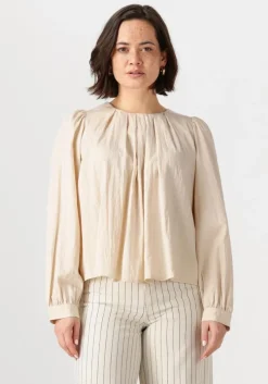 ecru co'couture blouses viva pleat blouse