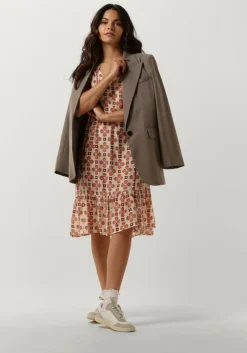 ecru co'couture midi jurk sunrise crop egypt dress