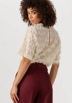 ecru co'couture top triangle blouse