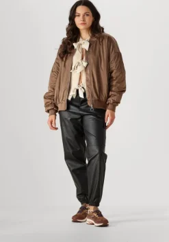 ecru co'couture trui coralie cc bow rib cardigan