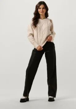ecru co'couture trui new row cable knit