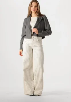 ecru co'couture wide jeans light pin wide jeans